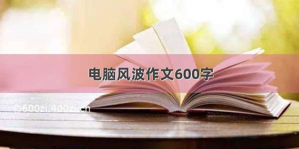 电脑风波作文600字