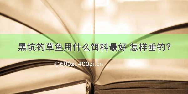 黑坑钓草鱼用什么饵料最好 怎样垂钓？