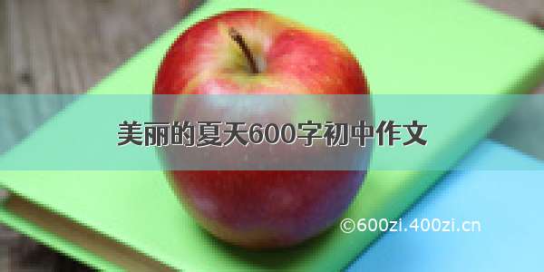 美丽的夏天600字初中作文