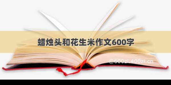 蜡烛头和花生米作文600字