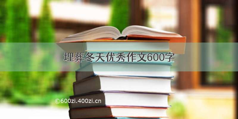 埋葬冬天优秀作文600字