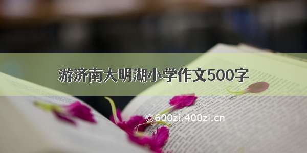 游济南大明湖小学作文500字