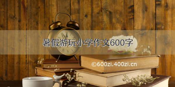 暑假游玩小学作文600字