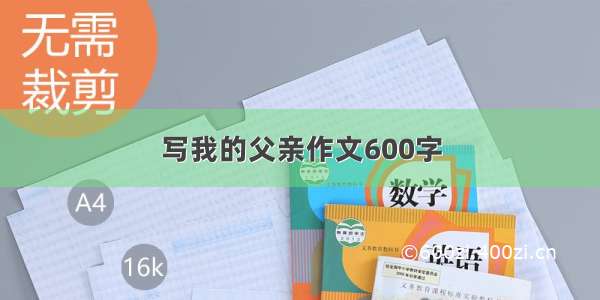 写我的父亲作文600字