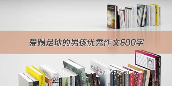 爱踢足球的男孩优秀作文600字