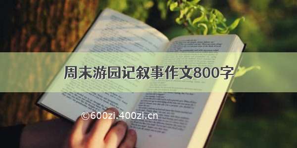 周末游园记叙事作文800字