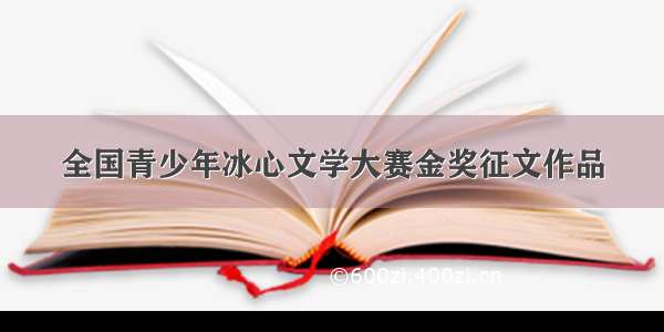 全国青少年冰心文学大赛金奖征文作品