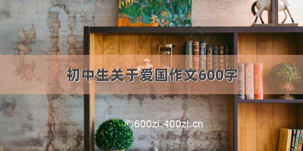 初中生关于爱国作文600字