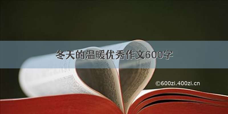 冬天的温暖优秀作文600字