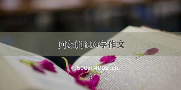 回家的600字作文