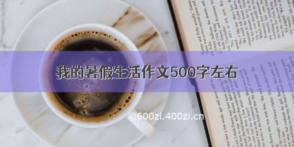 我的暑假生活作文500字左右