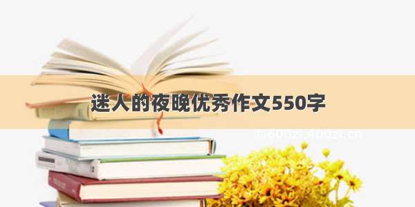 迷人的夜晚优秀作文550字