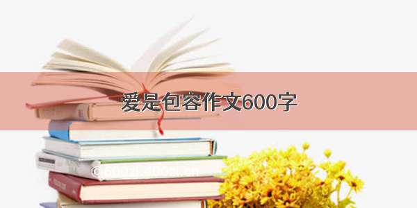 爱是包容作文600字