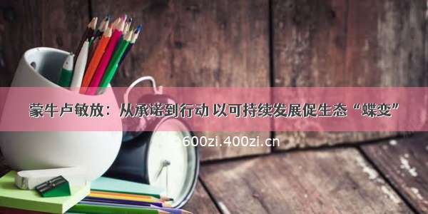 蒙牛卢敏放：从承诺到行动 以可持续发展促生态“蝶变”