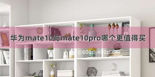 华为mate10与mate10pro哪个更值得买