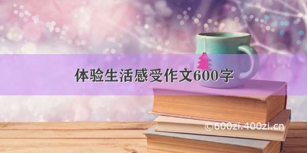 体验生活感受作文600字