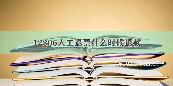 12306人工退票什么时候退款