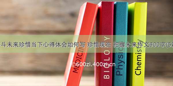 奋斗未来珍惜当下心得体会如何写 珍惜现在 把握未来作文600字(5篇)