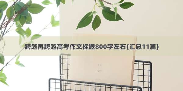 跨越再跨越高考作文标题800字左右(汇总11篇)