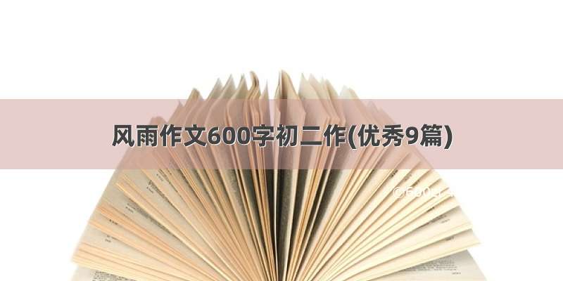 风雨作文600字初二作(优秀9篇)