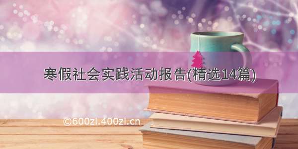 寒假社会实践活动报告(精选14篇)