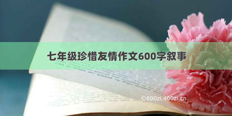 七年级珍惜友情作文600字叙事