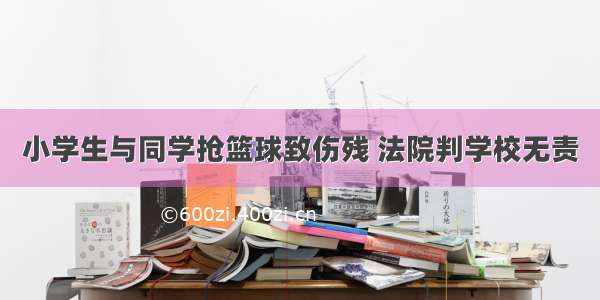 小学生与同学抢篮球致伤残 法院判学校无责