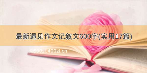 最新遇见作文记叙文600字(实用17篇)