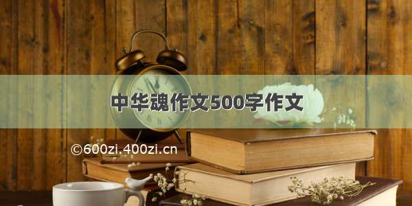 中华魂作文500字作文