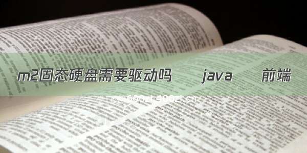 m2固态硬盘需要驱动吗 – java – 前端