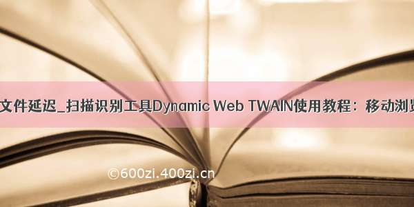 chrome浏览器上传文件延迟_扫描识别工具Dynamic Web TWAIN使用教程：移动浏览器捕获（下）...