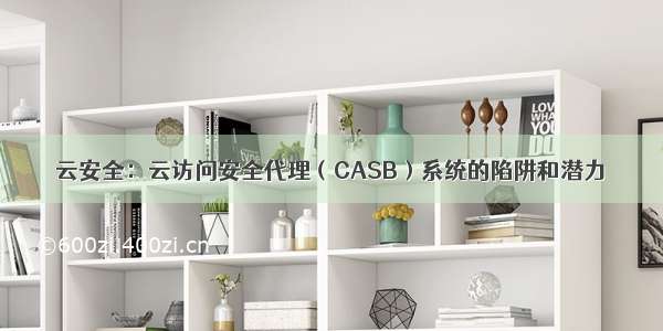 云安全：云访问安全代理（CASB）系统的陷阱和潜力