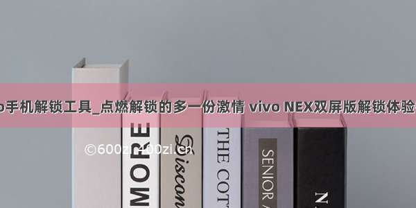 vivo手机解锁工具_点燃解锁的多一份激情 vivo NEX双屏版解锁体验报告