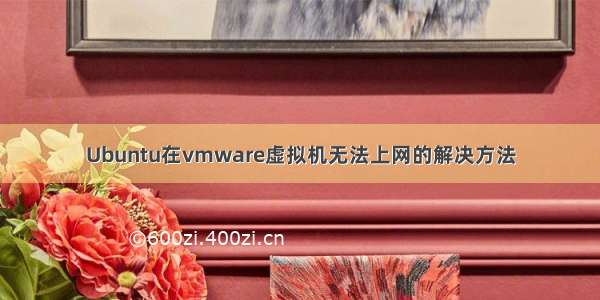 Ubuntu在vmware虚拟机无法上网的解决方法