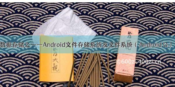 数据存储之——Android文件存储系统及文件系统（Android Q）