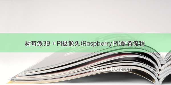 树莓派3B + Pi摄像头(Raspberry Pi)配置流程