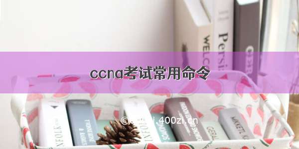 ccna考试常用命令