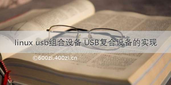 linux usb组合设备 USB复合设备的实现