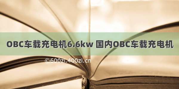 OBC车载充电机6.6kw 国内OBC车载充电机