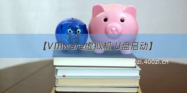 【VMware虚拟机 U盘启动】
