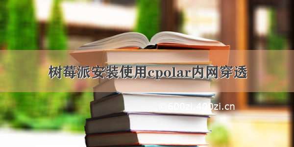 树莓派安装使用cpolar内网穿透