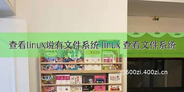 查看linux说有文件系统 linux 查看文件系统