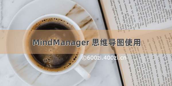 MindManager 思维导图使用