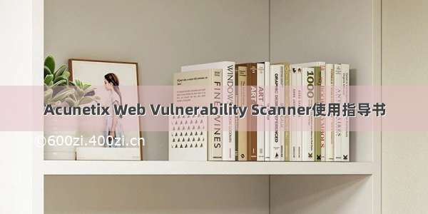 Acunetix Web Vulnerability Scanner使用指导书