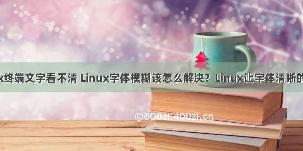linux终端文字看不清 Linux字体模糊该怎么解决?  Linux让字体清晰的教程