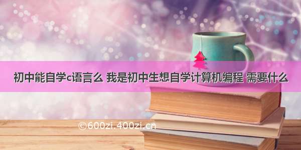 初中能自学c语言么 我是初中生想自学计算机编程 需要什么