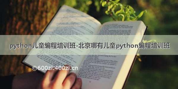 python儿童编程培训班-北京哪有儿童python编程培训班