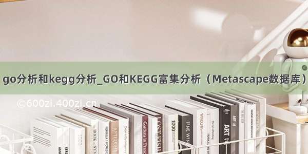 go分析和kegg分析_GO和KEGG富集分析（Metascape数据库）