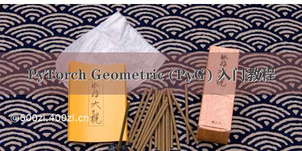PyTorch Geometric (PyG) 入门教程
