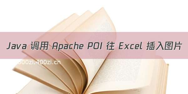 Java 调用 Apache POI 往 Excel 插入图片